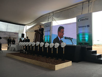 Edscha builds its new plant in Mexico.